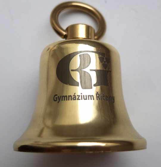 Mosazný bronzový zvonek poslední zvonění pro školy - maturanti